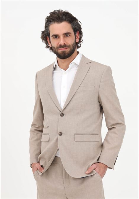 Elegant beige men's jacket SELECTED HOMME | Blazer | 16087868SAND
