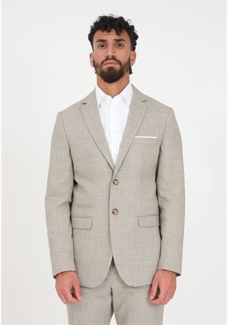 Elegant beige men's jacket SELECTED HOMME | Blazer | 16087870SAND