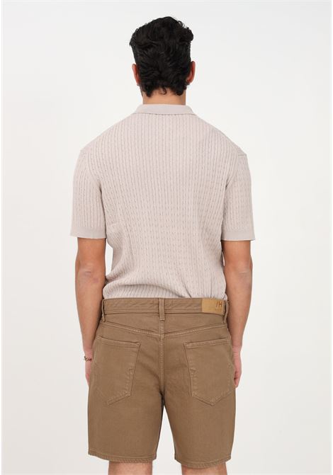 Brown casual shorts for men SELECTED HOMME | Shorts | 16088049CHINCHILLA