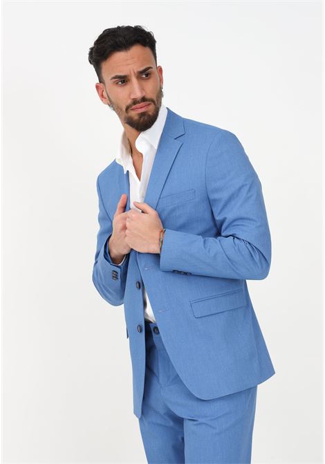 Light blue suit jacket for men SELECTED HOMME | Blazer | 16088563BRIGHT COBALT