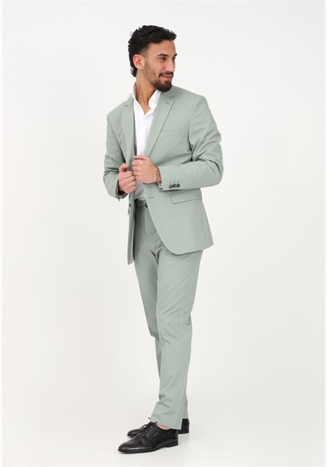 Elegant green trousers for men SELECTED HOMME | Pants | 16088564GRANITE GREEN