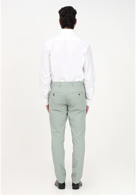 Elegant green trousers for men SELECTED HOMME | Pants | 16088564GRANITE GREEN