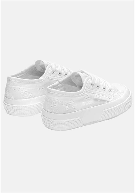Sneakers casual bianche da bambina 2750 Sangallo SUPERGA | Sneakers | S5125XWWHITE