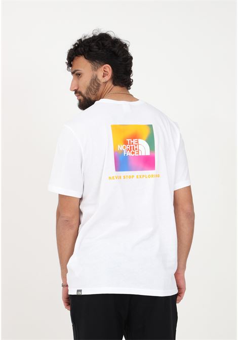 T-shirt casual bianca da uomo con maxi stampa sul retro THE NORTH FACE | T-shirt | NF0A2TX2IA01IA01