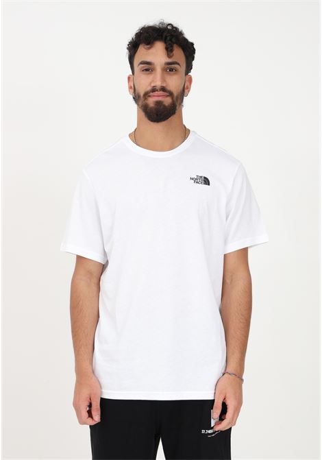 T-shirt casual bianca da uomo con maxi stampa sul retro THE NORTH FACE | T-shirt | NF0A2TX2IA01IA01
