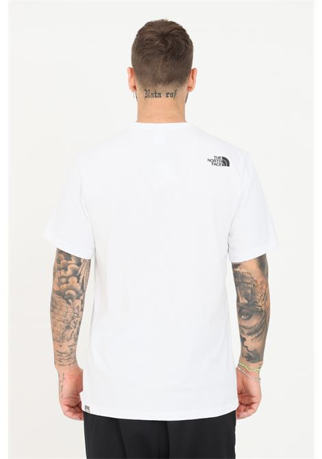 T-shirt casual bianca da uomo con maxi stampa logo THE NORTH FACE | T-shirt | NF0A2TX3FN41FN41