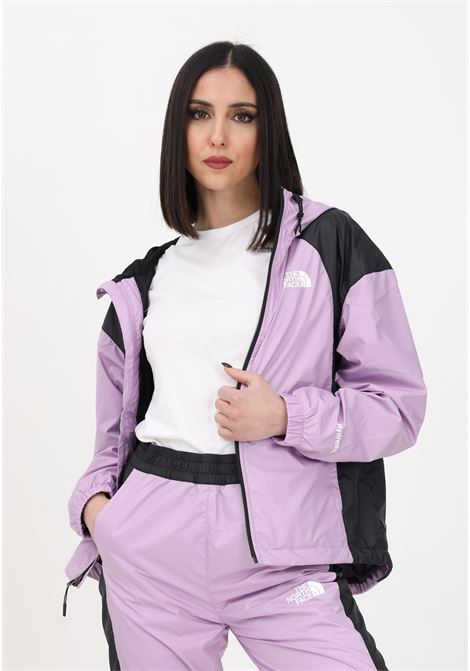 Women's lilac windbreaker with color block pattern THE NORTH FACE | NF0A5J5WHCP1HCP1