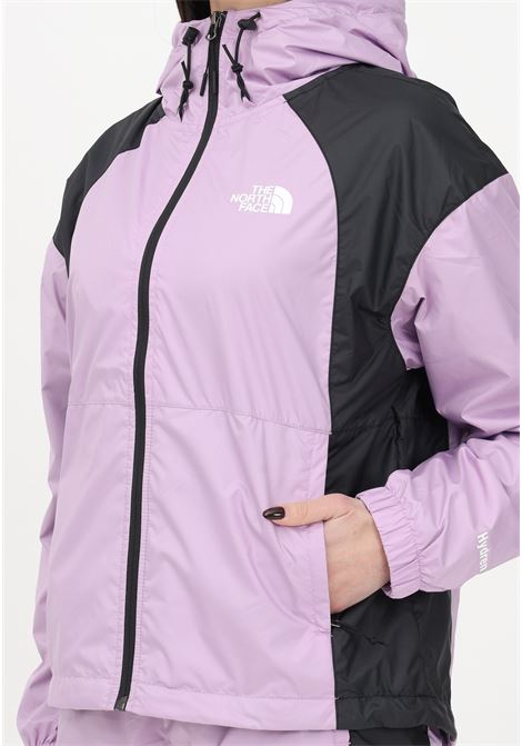 Women's lilac windbreaker with color block pattern THE NORTH FACE | NF0A5J5WHCP1HCP1