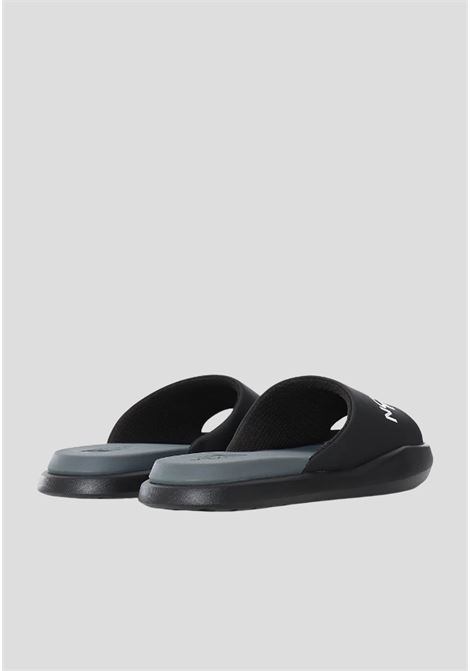 Black men's slippers with logo print - VERSACE JEANS COUTURE - Pavidas