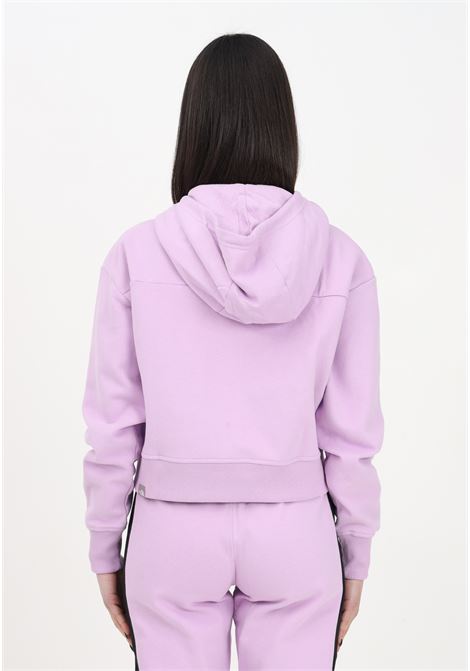 Women's lilac zipped sweatshirt embellished with a crop cut THE NORTH FACE | NF0A7X1VHCP1HCP1