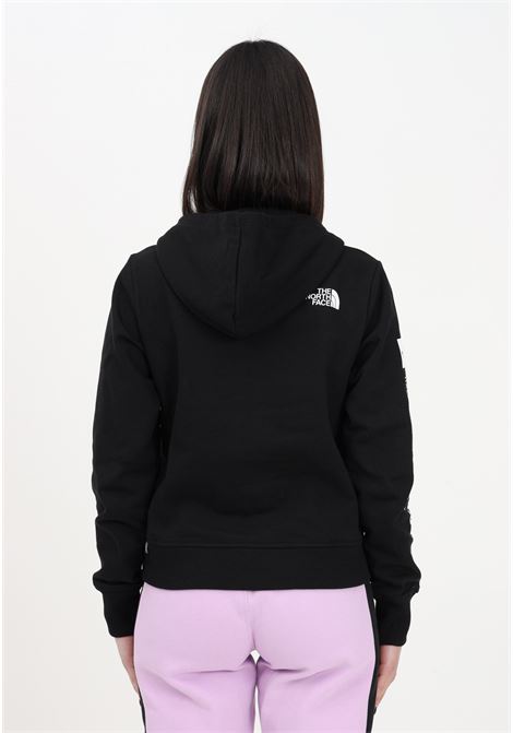 Women's black hooded sweatshirt embellished with logo print along the sleeve THE NORTH FACE | NF0A826GJK31JK31