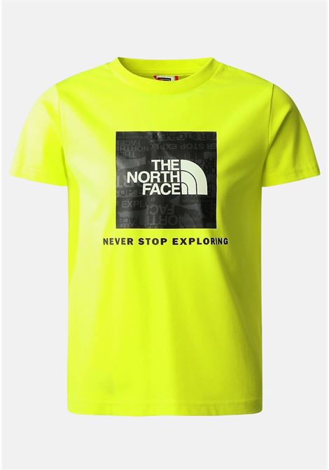 T-shirt casual fluo per bambino e bambina con stampa logo THE NORTH FACE | T-shirt | NF0A82E98NT18NT1
