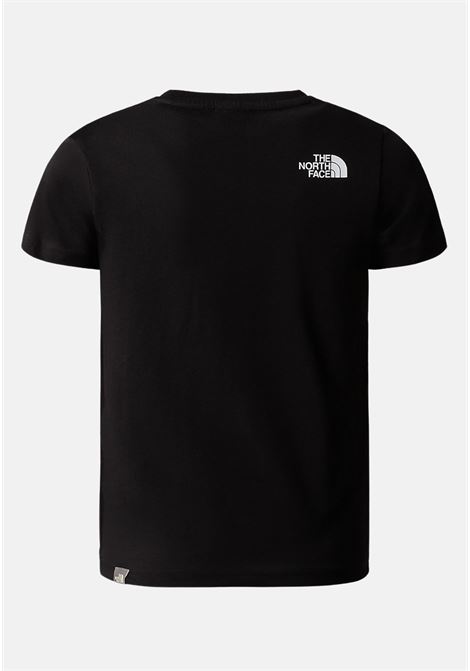T-shirt casual nera per bambino e bambina con stampa logo THE NORTH FACE | T-shirt | NF0A82E9JK31JK31