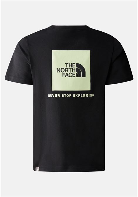 T-shirt casual nera per bambino e bambina con stampa logo THE NORTH FACE | T-shirt | NF0A82EBJK31JK31