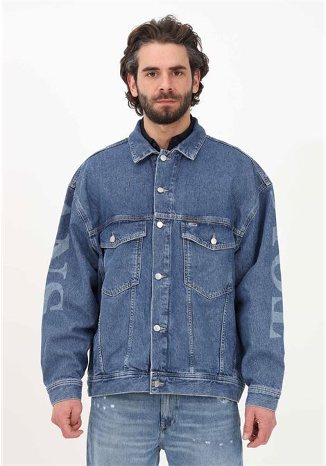 Men's denim jacket with logo print TOMMY HILFIGER | DM0DM156141A51A5