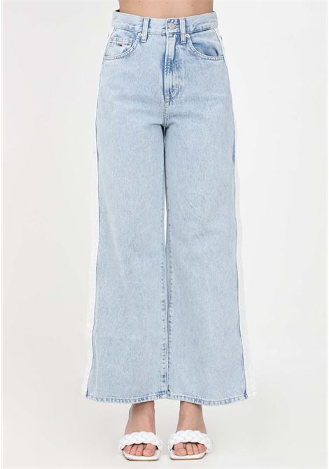 Jeans in denim chiaro da donna con inserti lungo le gambe TOMMY HILFIGER | Jeans | DW0DW155271AB1AB