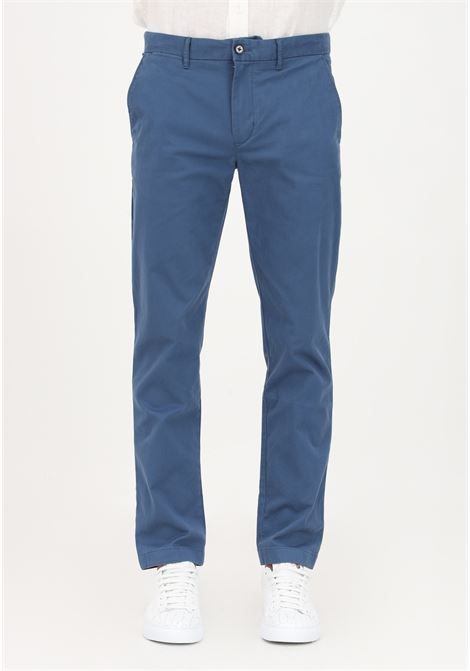 Pantalone elegante azzurro da uomo Bleecker Chino 1985 TOMMY HILFIGER | Pantaloni | MW0MW26619DBZDBZ