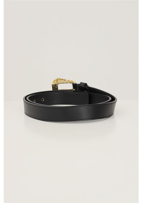 Cintura nera da donna con fibbia Baroque logata VERSACE JEANS COUTURE | Cinture | 71VA6F0171627899