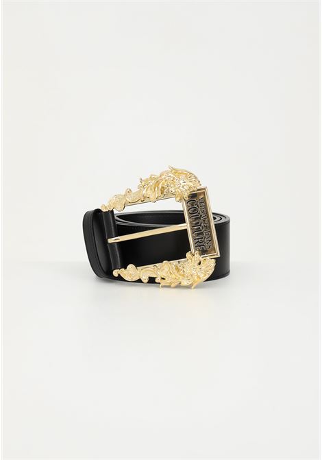Cintura nera da donna con maxi fibbia Baroque VERSACE JEANS COUTURE | Cinture | 73VA6F0271627899