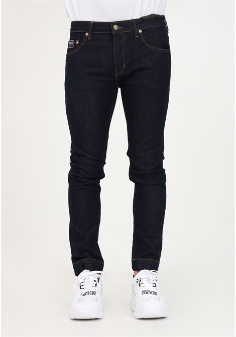 Jeans in denim scuro da uomo VERSACE JEANS COUTURE | Jeans | 74GAB530CDW02904