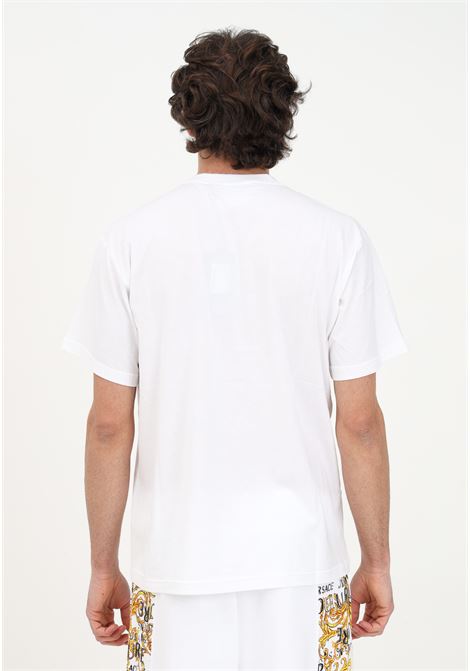 T-shirt casual bianca da uomo con dettaglio Logo Couture VERSACE JEANS COUTURE | T-shirt | 74GAH617JS161G03