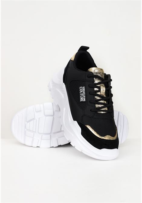 Black Speedtrack casual sneakers for women VERSACE JEANS COUTURE | Sneakers | 74VA3SC2ZP230G89