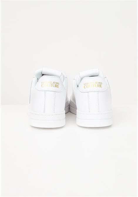 Court 88 V-Emblem white casual sneakers for women VERSACE JEANS COUTURE | Sneakers | 74VA3SK3ZP236G03