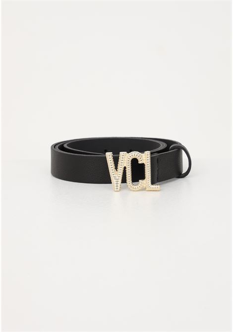 Cintura nera da donna con fibbia monogramma VCL VICOLO | Cinture | AE0007A99