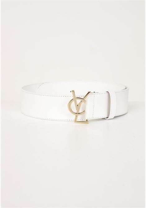 Cintura bianca da donna con fibbia monogramma VCL VICOLO | Cinture | AE0021A02