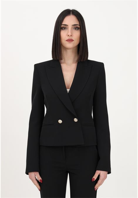 Black double-breasted jacket for women VICOLO | Blazer | TE0040A99