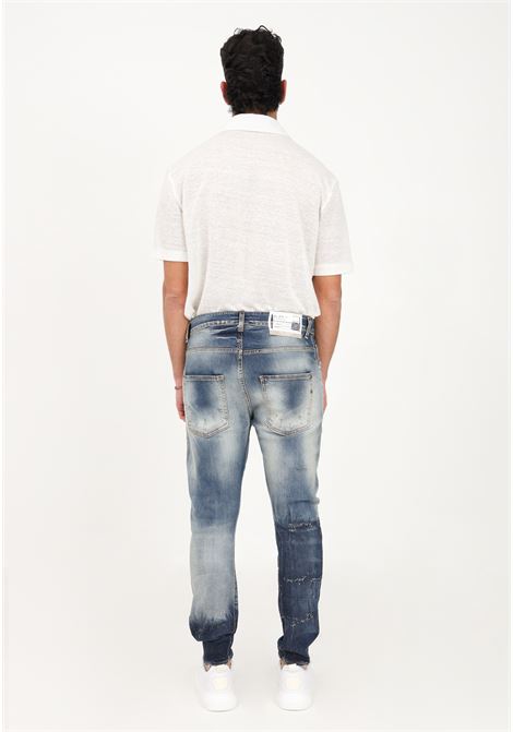 Jeans in denim da uomo con sfumature e segni di usura YES LONDON | Jeans | XJ3083/TWISTJEANS