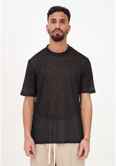 Men's Black Casual T-Shirt YES LONDON | T-shirt | XM4026NERO