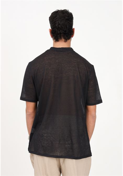 Men's Black Casual T-Shirt YES LONDON | T-shirt | XM4026NERO
