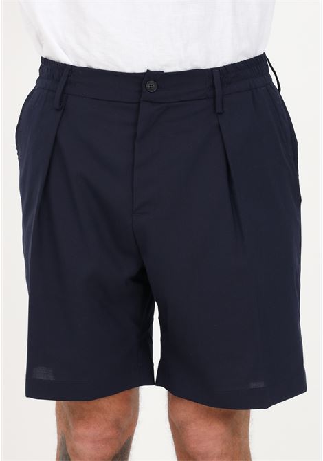 Stylish blue men's shorts YES LONDON | Shorts | XS4136BLU