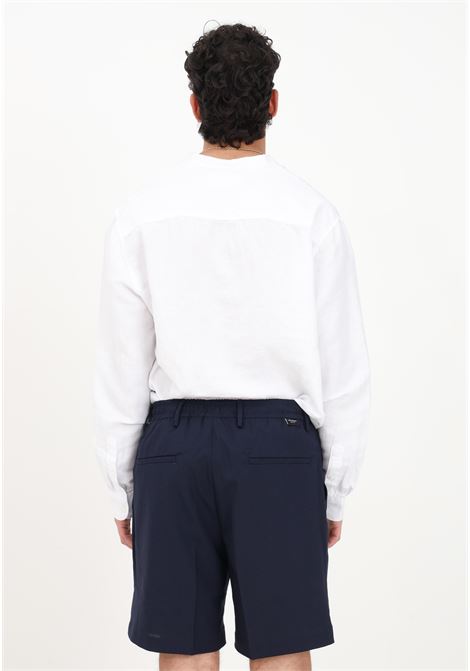 Stylish blue men's shorts YES LONDON | Shorts | XS4136BLU