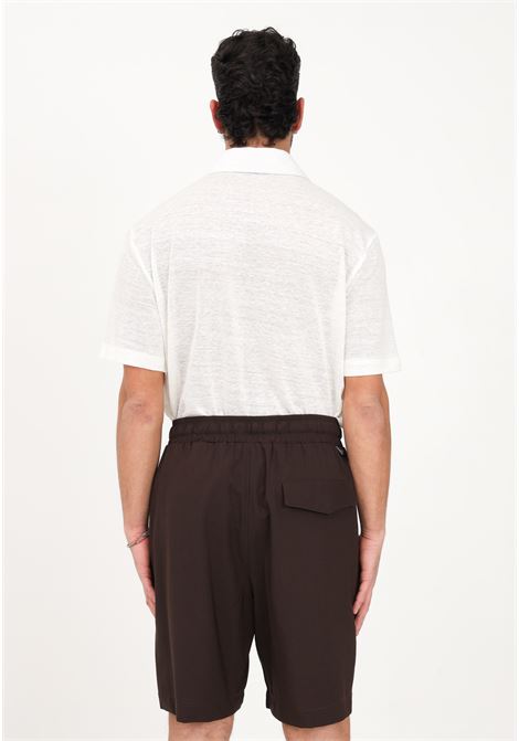 Brown casual shorts for men YES LONDON | Shorts | XS4149/REDMARRONE