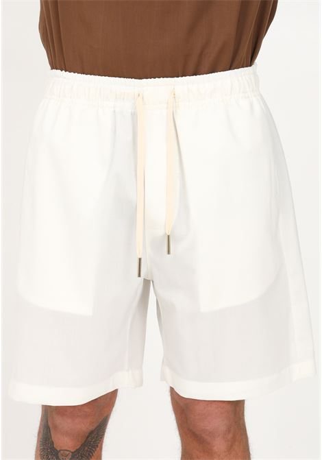 Men's white casual shorts YES LONDON | Shorts | XS4157PANNA