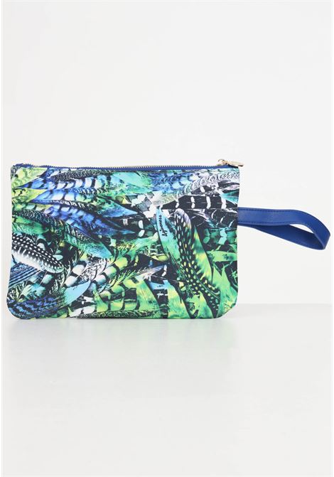 Women's clutch bag with Capri bird of paradise pattern 4GIVENESS | FGAW3688200
