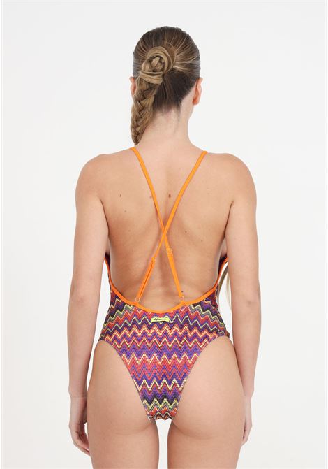Monokini da donna fantasia con incrocio sul retro 4GIVENESS | Beachwear | FGBW3522200