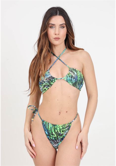 Bikini da donna fascia e slip bird of paradise 4GIVENESS | Beachwear | FGBW3544200