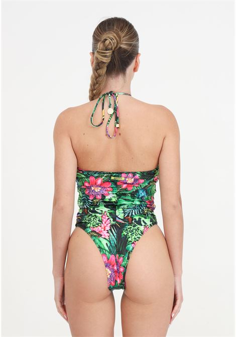 Monokini donna fantasia tropicale Sueno con cerchio centrale 4GIVENESS | Beachwear | FGBW3611200