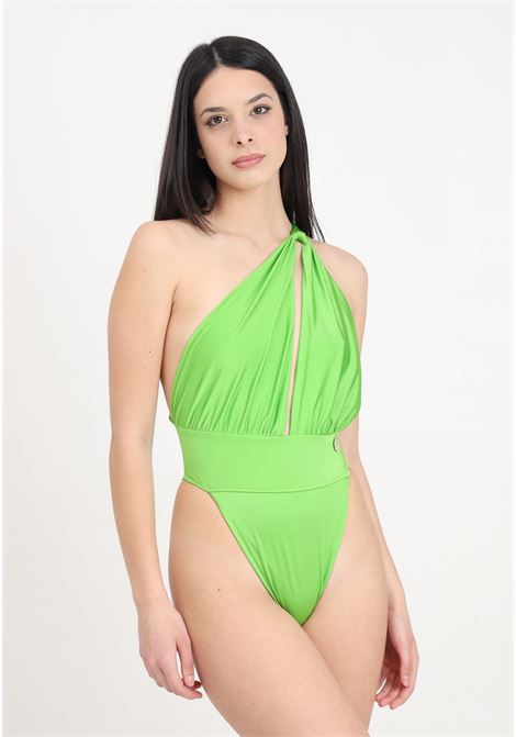 Monokini intero verde shiny exchange color 4GIVENESS | Beachwear | FGBW3624080