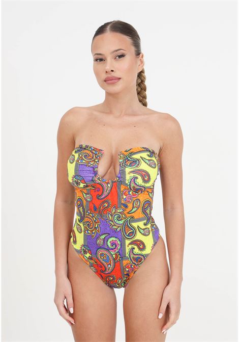 Monokini da donna fantasia con apertura sul davanti 4GIVENESS | Beachwear | FGBW3826200