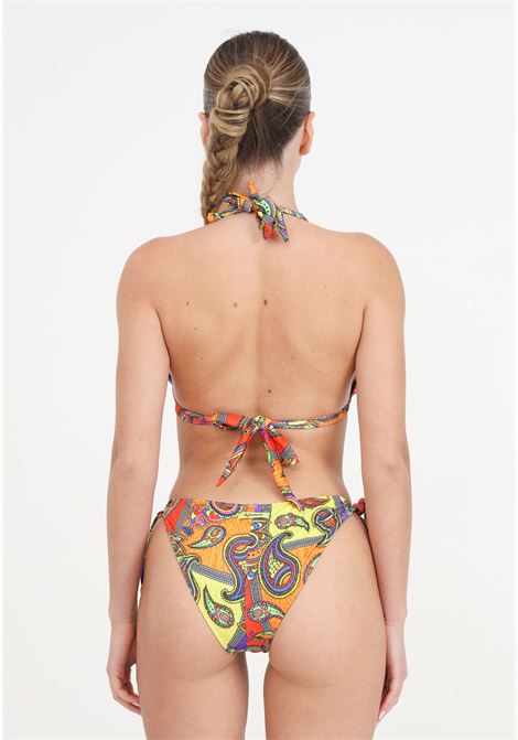 Bikini da donna fantasia etnica triangolo e slip regolabile 4GIVENESS | Beachwear | FGBW3993200