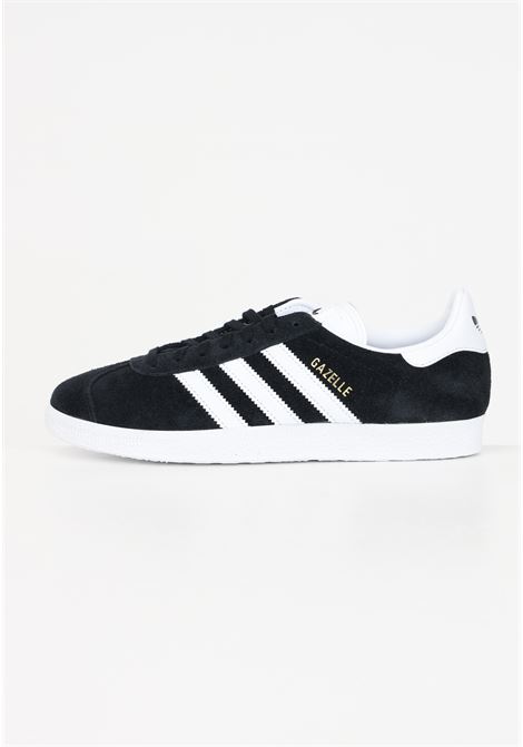 Black suede low-neck sneakers with the iconic 3 stripes for men ADIDAS ORIGINALS | Sneakers | BB5476.