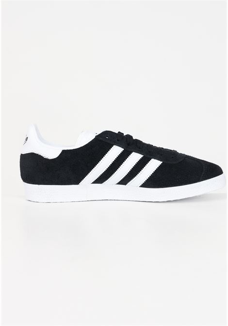 Black suede low-neck sneakers with the iconic 3 stripes for men ADIDAS ORIGINALS | Sneakers | BB5476.