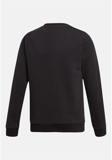 Black crewneck sweatshirt for boys and girls TREFOIL CREW ADIDAS ORIGINALS | Hoodie | ED7797.