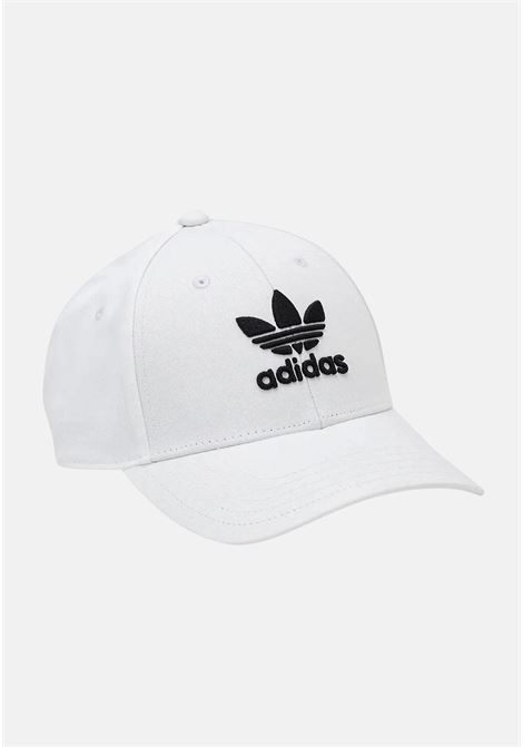 Black and white beanie for men and women with logo embroidery ADIDAS ORIGINALS | FJ2544.