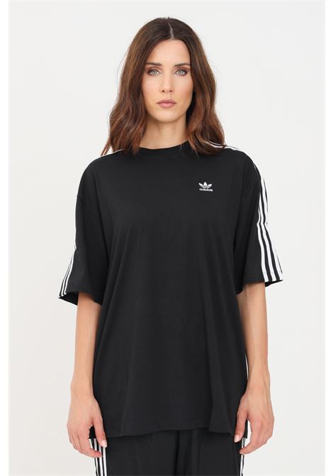 T-shirt adicolor classics oversize donna nero ADIDAS ORIGINALS | H37795.