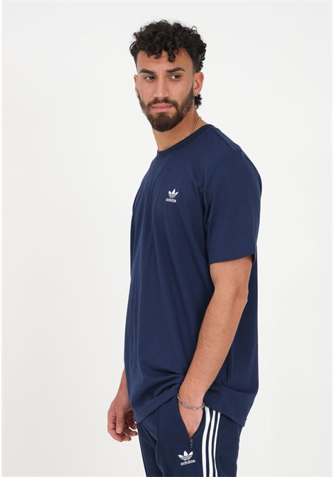 T-shirt sportiva blu da uomo Trefoil Essentials ADIDAS ORIGINALS | IA4874.